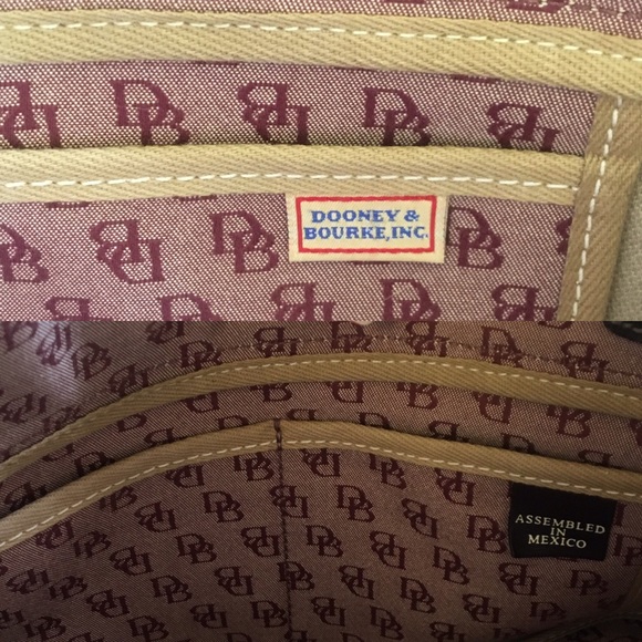 Classic Dooney and Bourke large canvas tote - Picture 4 of 8